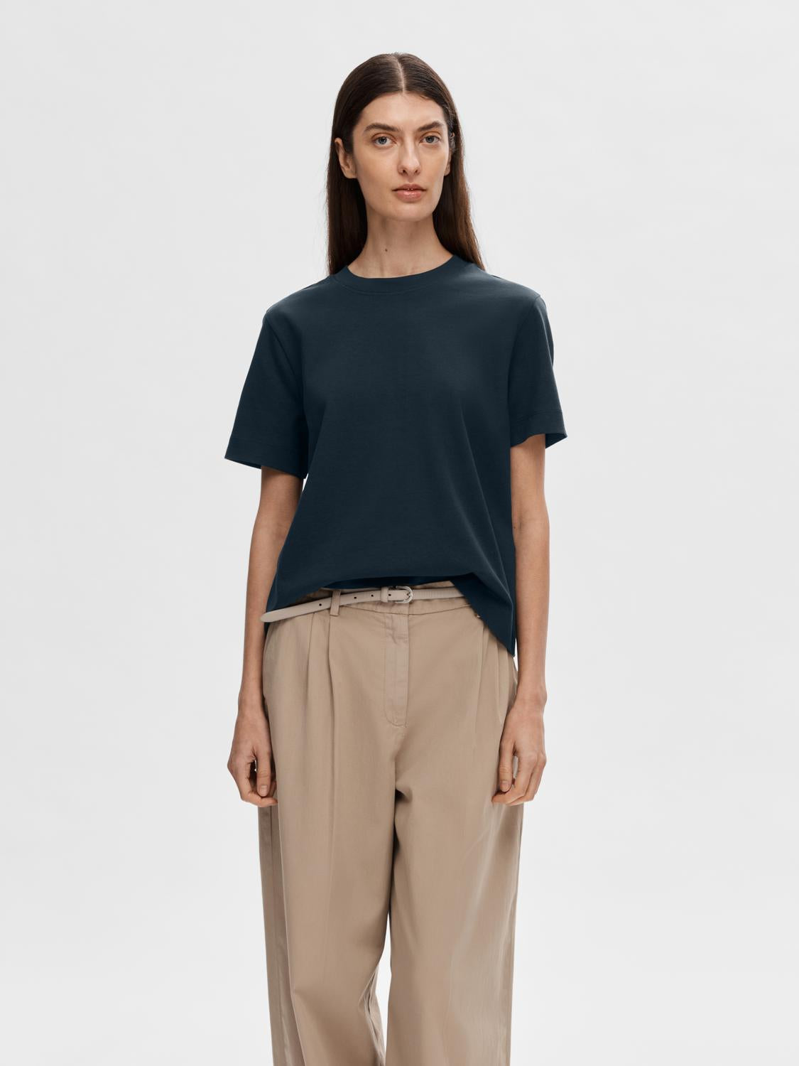 SLFESSENTIAL T-Shirt - Dark Sapphire